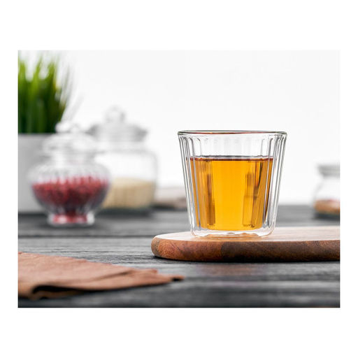 Стакан стеклянный для коктейлей Walmer Riverside с двойными стенками, 0.29 л, цвет прозрачный  фото 3