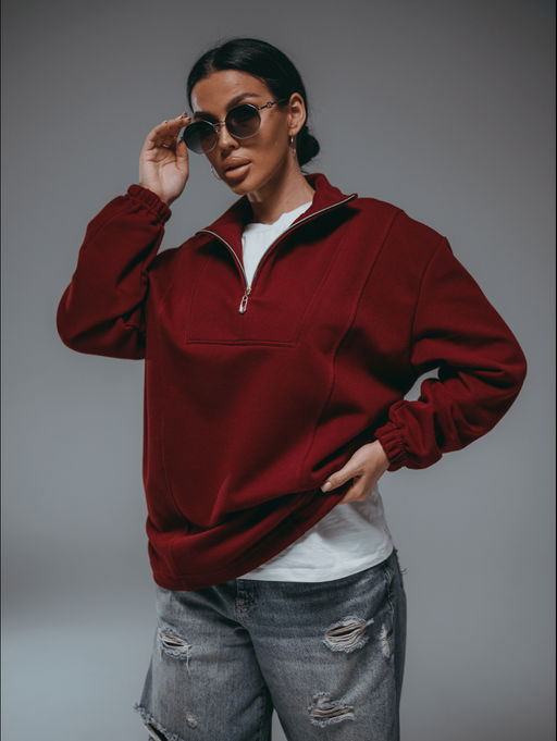 Брамея свитшот женский (черный) - Lovetex фото 17