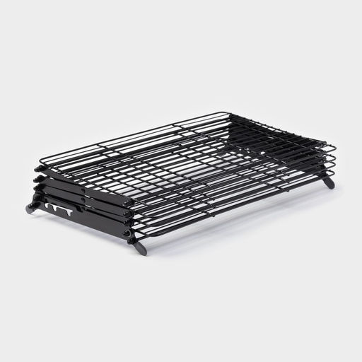 Решётка для глазирования и остывания кондитерских изделий KONFINETTA, 4 яруса, 43.5?25.5?8 см, чёрная  фото 6