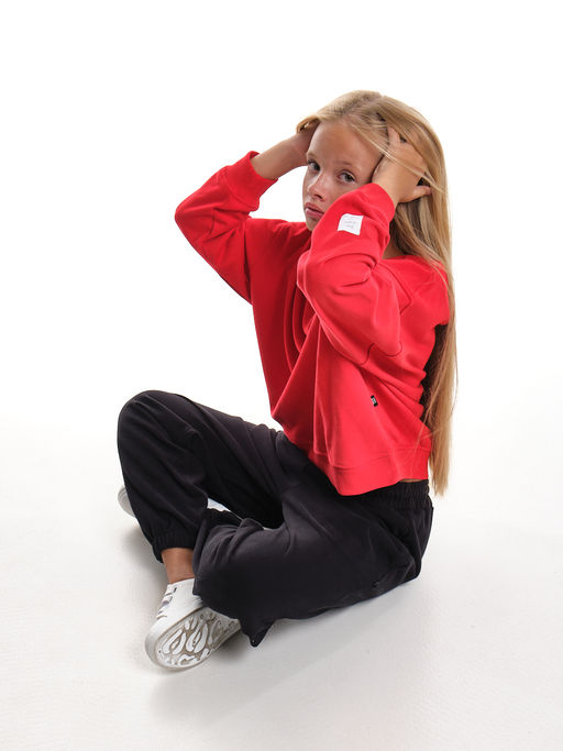 Свитшот для девочки 22-7633 св.серый - Mini maxi фото 31