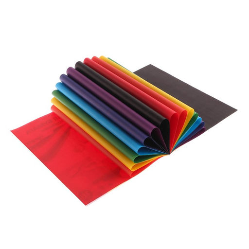 Бумага цветная А4, 16 листов, 8 цветов, газетная, двусторонняя, на скобе - Calligrata фото 3