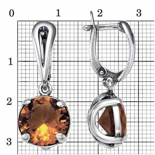 СЕРЬГИ 3389946Д22 - Красная пресня фото 2