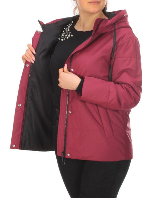 2255 WINE Куртка демисезонная женская Flance Rose (100 гр. синтепон)