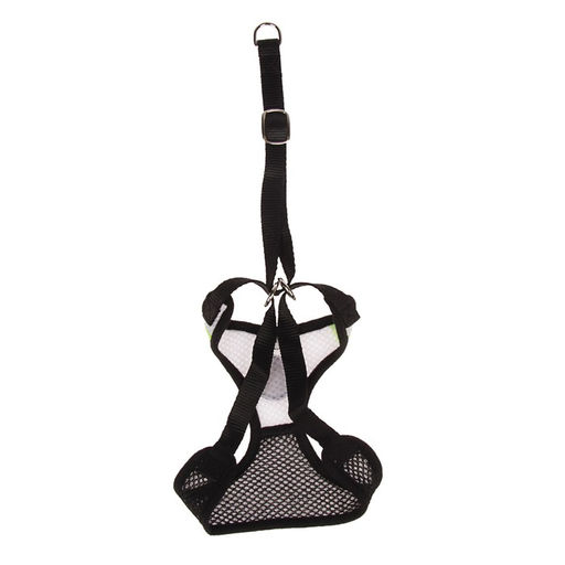 Шлейка регулируемая дышащая, светоотражающая, размер XL (ОШ 48-68; ОГ 58-72 см), чёрная - Пижон фото 5