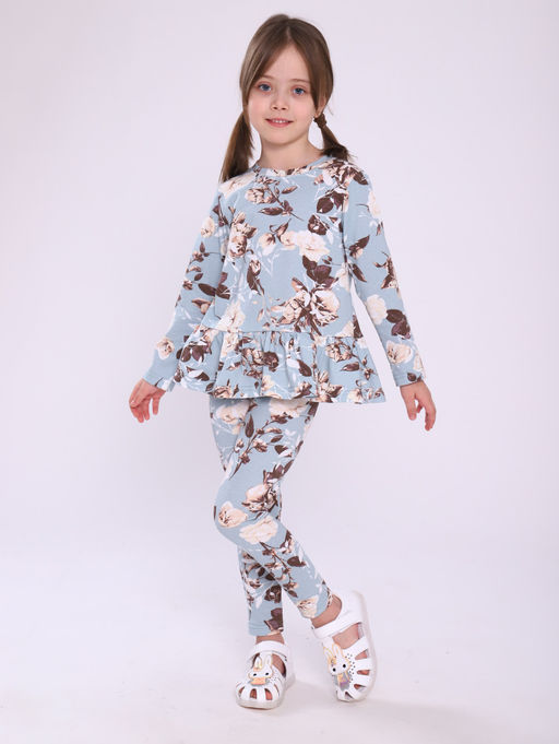 КМ151 Костюм Модница (голубой; белый) - Милаша фото 4