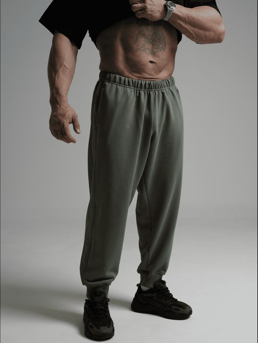 Леон брюки мужские (оливковый)