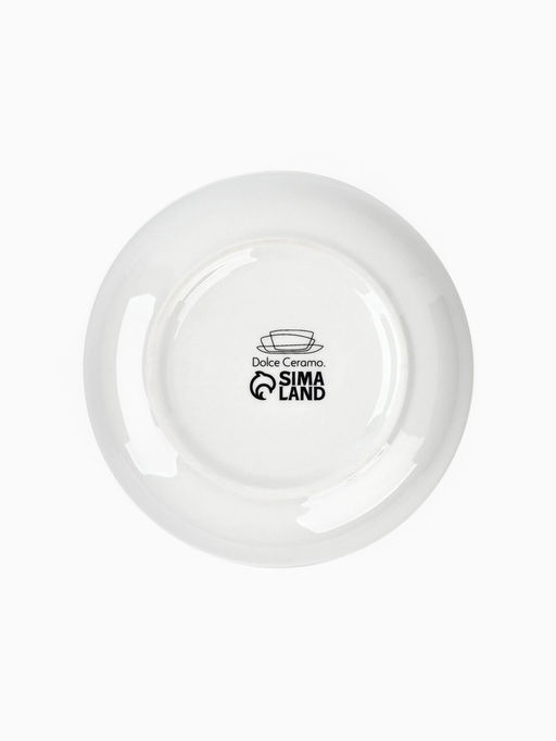 Тарелка суповая керамическая С любовью, 14.5?6.4 см, 600 мл, ручная работа