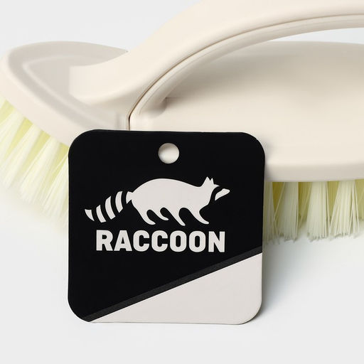 Щётка утюжок для уборки двойная Raccoon Breeze, 2 шт., 18.55.88.5 см, ворс 2.7 см, молочная  фото 5