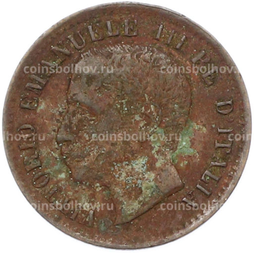 Монета 1 чентезимо 1905 года Италия
