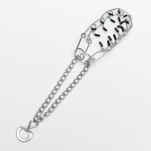 Ошейник - полуудавка строгий с защитными колпачками, 2,5 мм х 45 см - Пижон фото 3