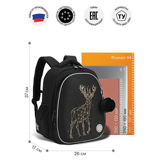 RAz-686-4 Рюкзак школьный с обвесом - Grizzly фото 14