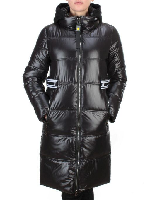 2193 BLACK Куртка зимняя женская AIKESDFRS (200 гр. холлофайбера) - Fashion фото 2