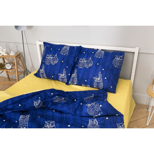 Постельное бельё Этель евро Ушастые совы (вид 3) 200 х 217 см, 220 х 240 см, 70 х 70 - 2 шт фото 7