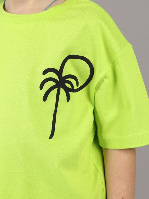 CRB wear / CSKB 64072-36K Футболка для мальчика,лайм/Ex.Cherubino фото 4