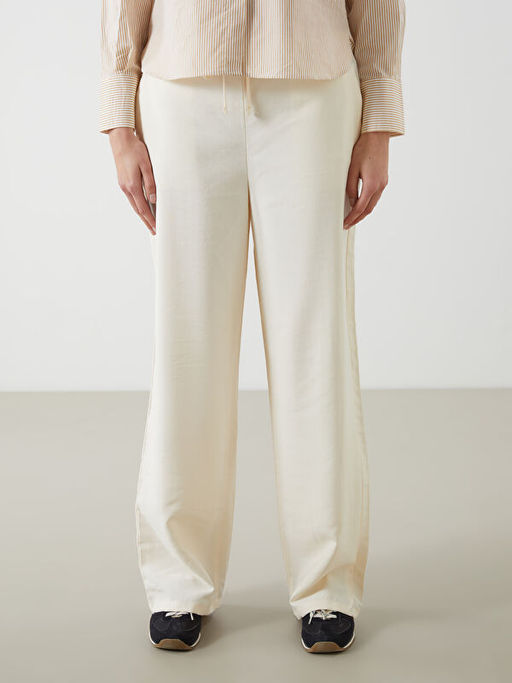 Beli Lastikli Geni? Pa?a Kad?n Pantolon