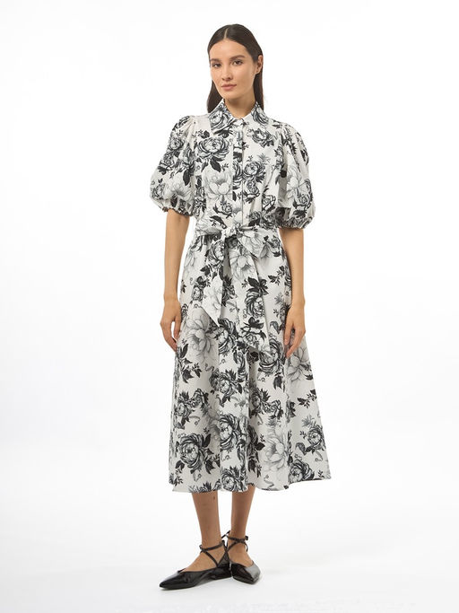 Платье женское 12521-35149 white/black