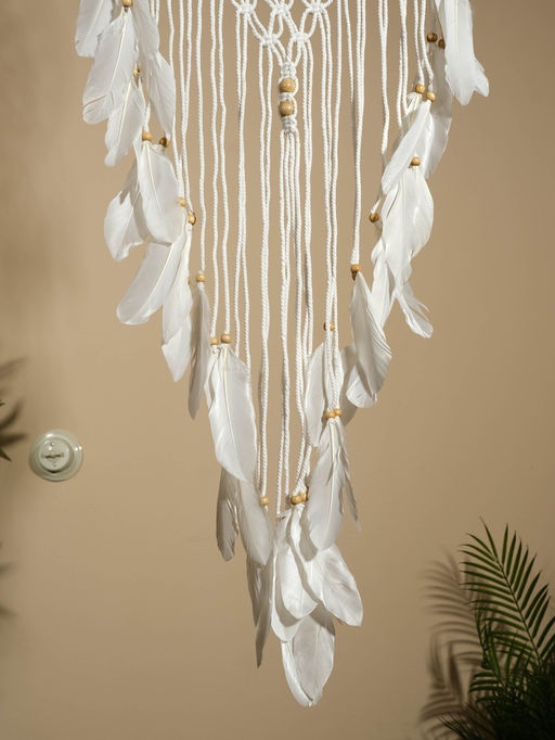 Ловец снов «Розовый подсолнух», 32×90 см