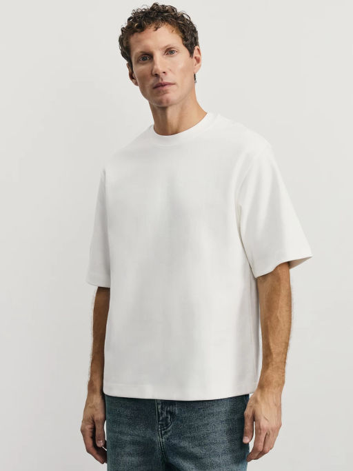 Футболка из смесового хлопка / Zarina фото 3