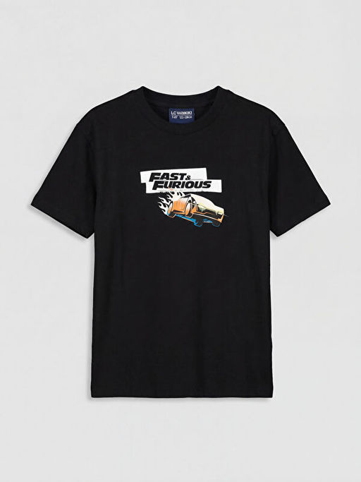 Fast & Furious Bask?l? Erkek ?ocuk Ti??rt