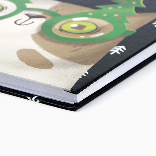 Ежедневник А5, 80 листов, недатированный, в твердой обложке Не кисни, под елочкой зависни