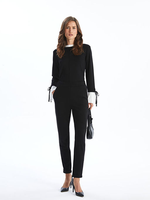 Beli Lastikli Kad?n Pantolon