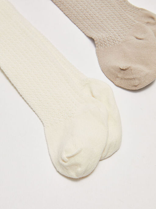 Basic K?z Bebek K?lotlu ?orap 2li - Waikiki фото 2