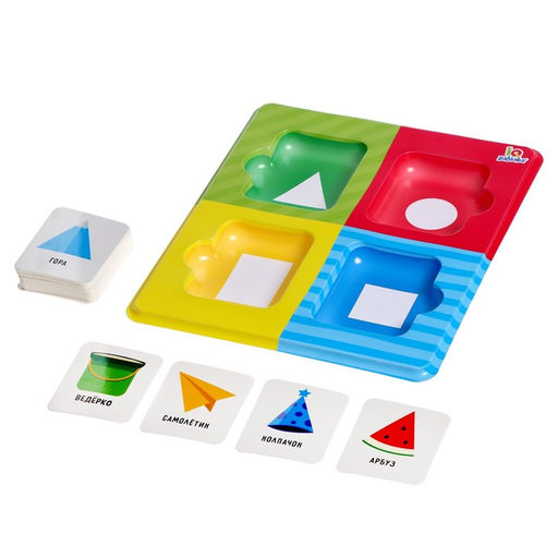 Развивающий набор Формы и фигуры вокруг нас - Iq-zabiaka фото 2