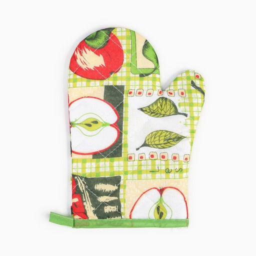 Кухонный набор 2 предмета LoveLife: прихватка 15х15см, варежка-прихватка 21х15 см, 100% п/э  фото 3