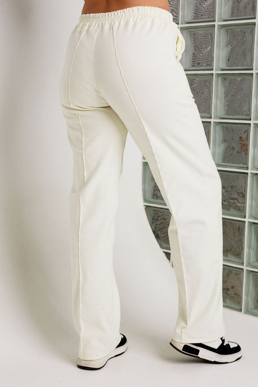 Брюки BegiModa 6081 молочный  фото 4