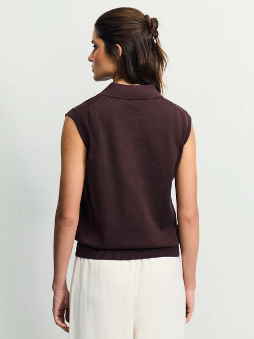 Поло без рукавов из хлопка ZR2604013302-27 / Zarina