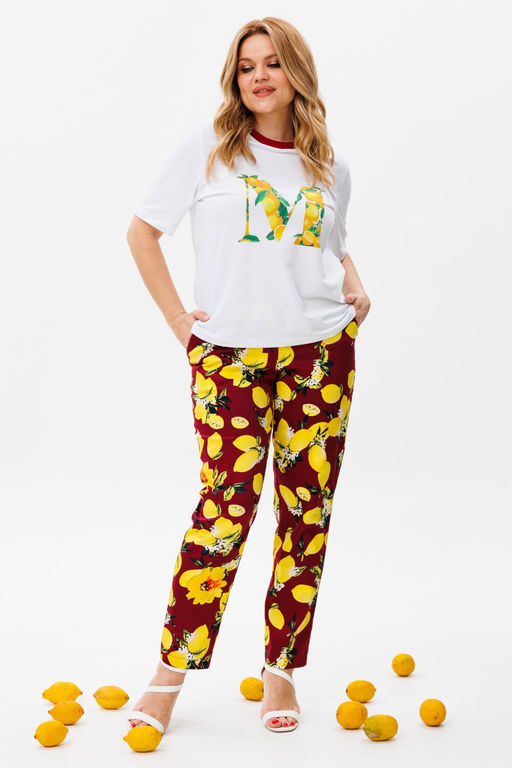 Костюм Michel Chic 1380 белый, бордо