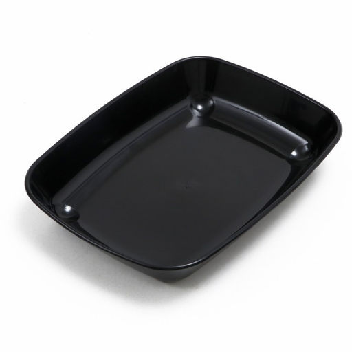 Цена за 2 шт. Туалет округлый без сетки 33.5×25×6 см, чёрный