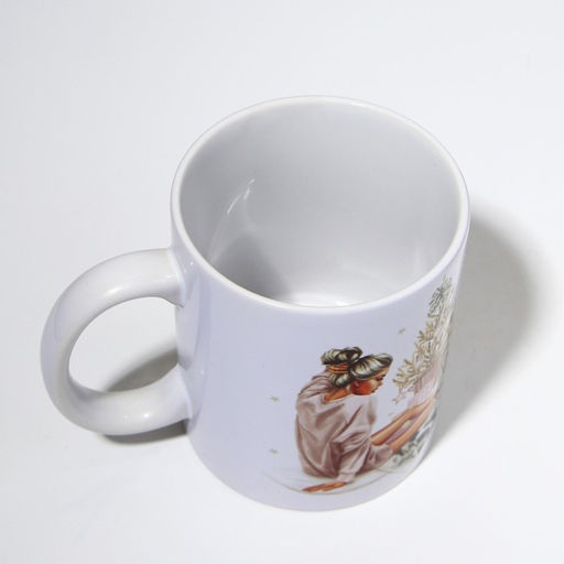 Кружка керамическая новогодняя Нежность, 320 мл