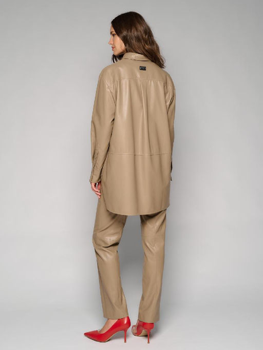 Рубашка женская 12411-33046 beige - Eleganzza фото 4