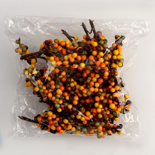 Цена за 12 шт. Декор «Горздь ягод» 2,5×5×15 см