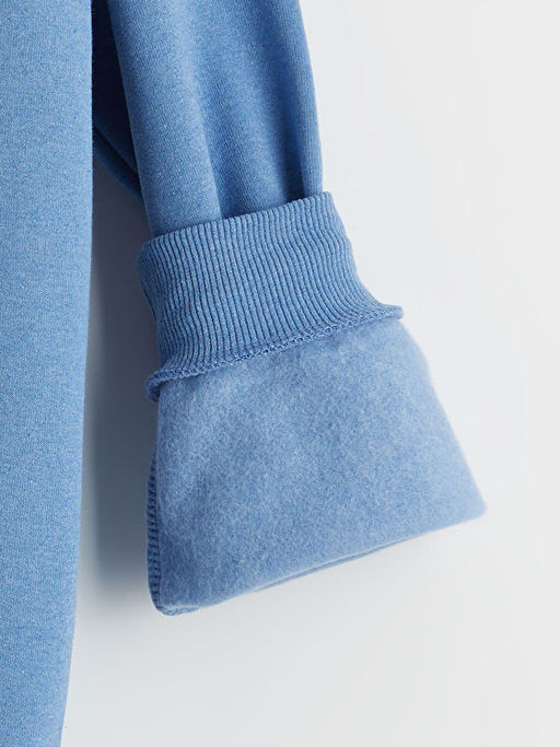 Messi Bask?l? Erkek ?ocuk Kal?n Sweatshirt