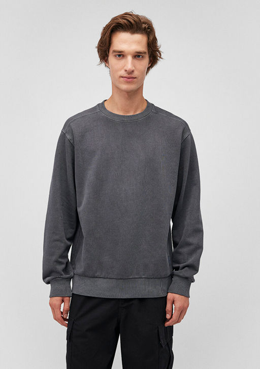 Gri Sweatshirt - Mavi фото 3