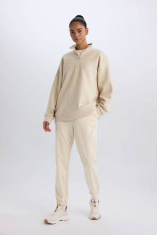 DeFactoFit Standart Fit Cepli Jogger Paca Uzun Esofman Alt?