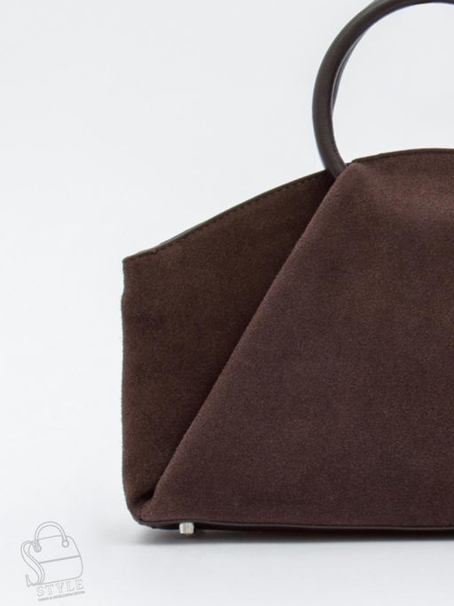 Сумка женская кожаная 1126MF coffee Polina&Eiterou