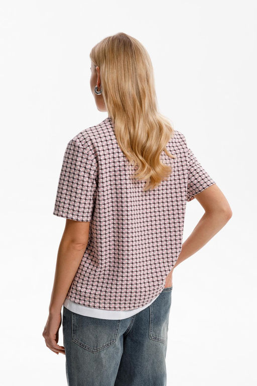 ЕВТ 3231/ретро геометрия фуфайка жен