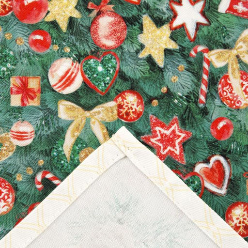 Новогоднее полотенце Этель Golden Christmas 40х73 см, 100% хл, саржа 190 гр/м2  фото 4