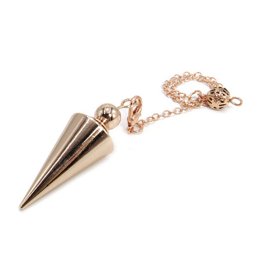 Маятник для биолокации Медный металлический профессиональный конус 5см - Сандаловый дом фото 2