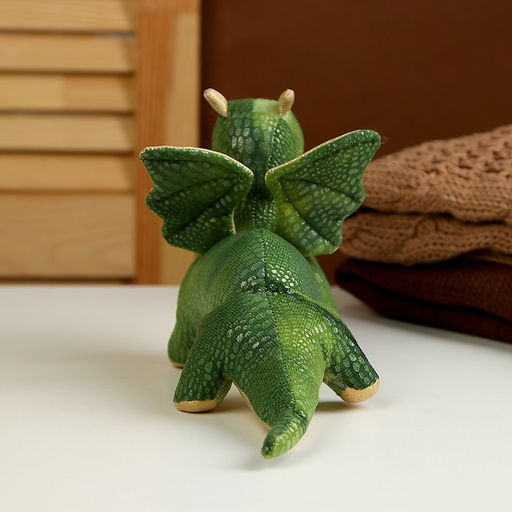 Мягкая игрушка Дракончик, 29 см, цвет зелёный - Simaland фото 3