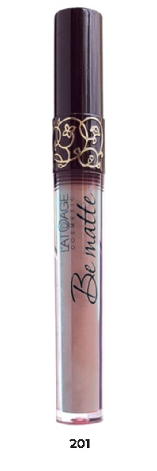 Latuage Помада губная жидкая "BE MATTE" тон 201 глициновый