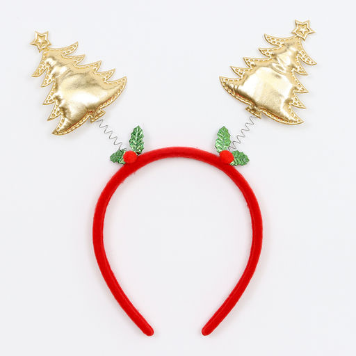 Ободок новогодний карнавальный «Ёлочки»