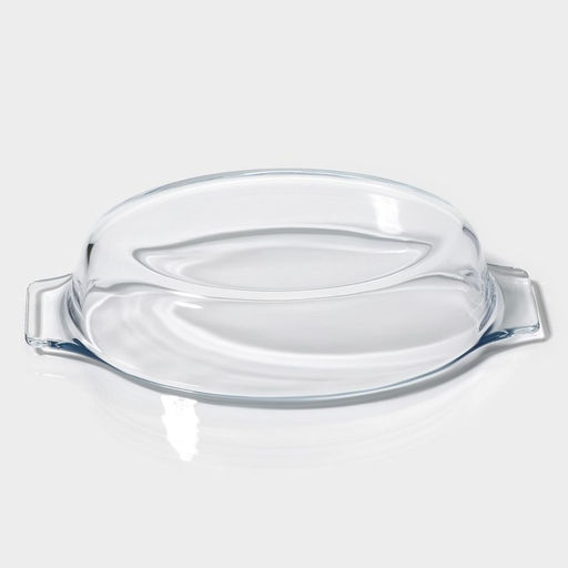 Форма для запекания из жаропрочного стекла с ручками Доляна «Лазанья», 400 мл, 20×11.5×4 см