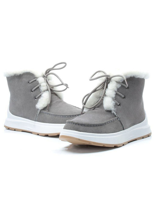 11-M4 GRAY Ботинки зимние женские - No name фото 2