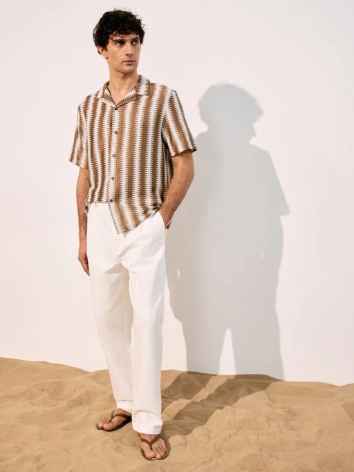 Рубашка из фактурного хлопка ZR2605043005-65 / Zarina