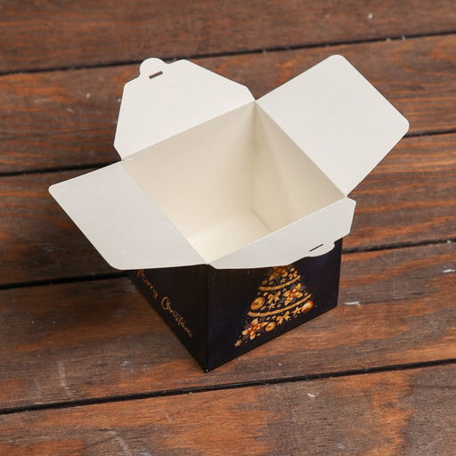 Цена за 10 шт. Коробка складная, подарочная новогодняя Merry christmas 10?10?10 см - UPAK LAND фото 7