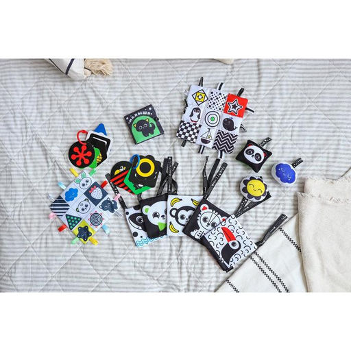 Петельки. Платочек - шуршалка по методике Г. Домана «Мои первые цвета», 20×20 см, Крошка Я